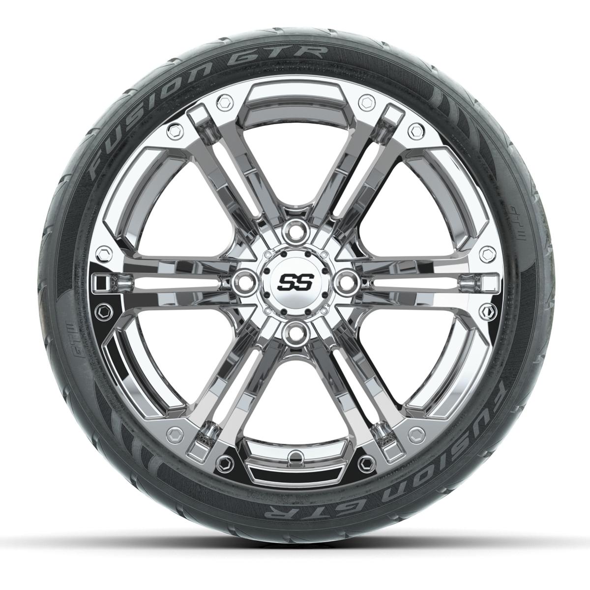 Set of (4) 14 in GTW Specter Wheels with 205/40-R14 Fusion GTR Street Tires