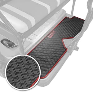 Xtreme Rear Floor Mat for ICON I40, i60 Rear Seats - Black/Red