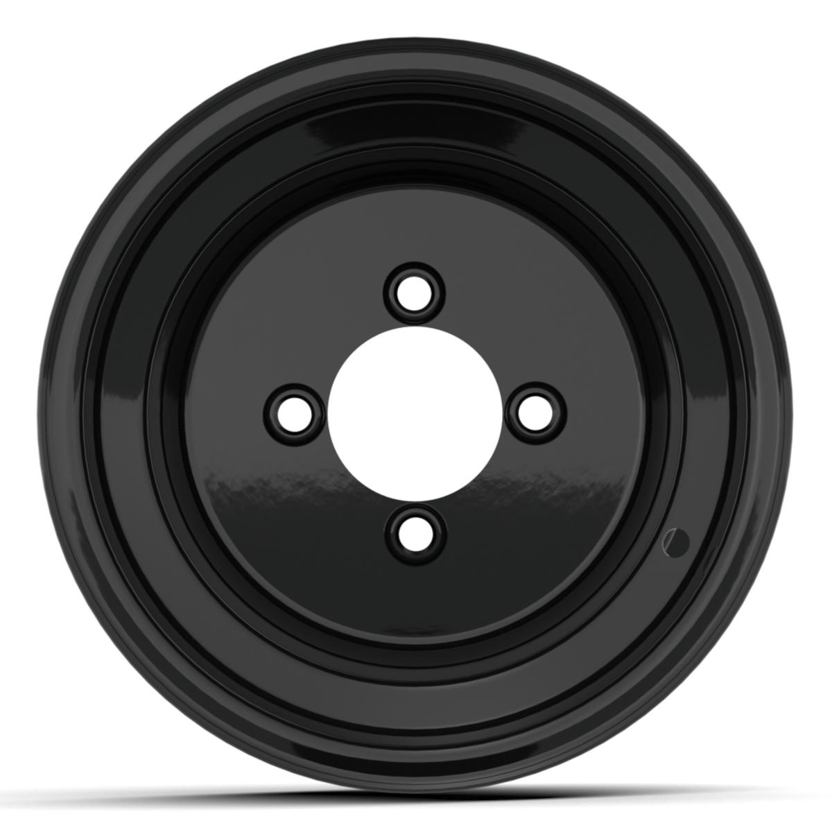 10&Prime; Matte Black Steel Wheel (3:5 Offset)