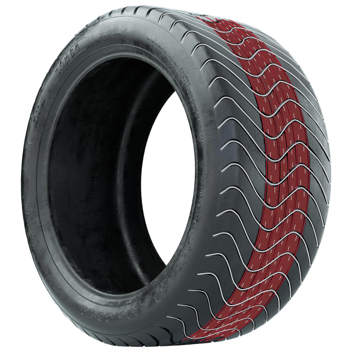 GTW&reg; Mamba Steel Belted Radial Street Tire - 225/40-R16