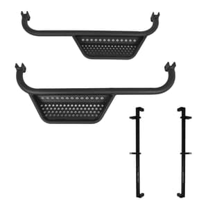 MadJax&reg; EZGO TXT Armor Nerf Bar with Drop Down Side Step and Brackets