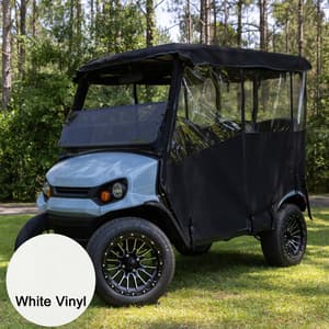RedDot EZGO Liberty 4-Passenger White 3-Sided Over-The-Top Enclosure