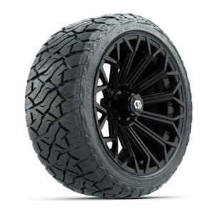 GTW&reg; Phantom Gloss Black 16 in Wheels with 225/40-R16 Maverick Hybrid Tires - Full Set