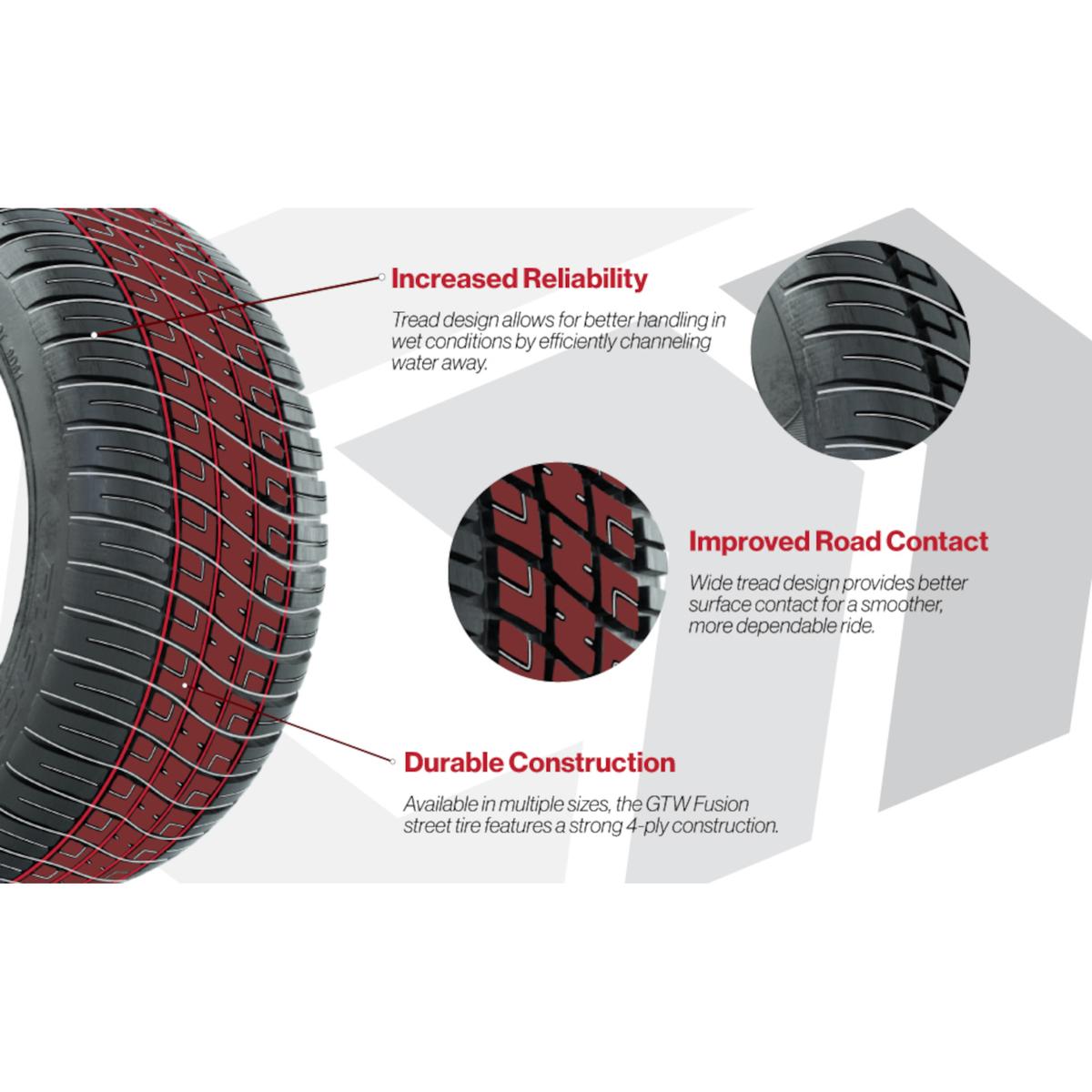 205/50-10 GTW&reg; Fusion Street Tire (No Lift Required)
