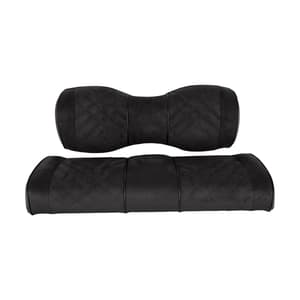 Premium RedDot&reg; Black Suede MadJax&reg; Genesis 250/300 Rear Seat Cushions