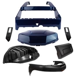 Club Car Precedent to Club Car Tempo Midnight Blue Metallic Body Conversion Kit (Years 2004-Up)