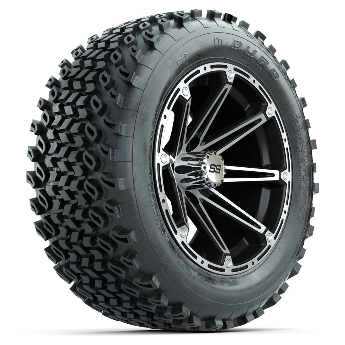 Set of (4) 14 in GTW Element Wheels with 23x10-14 Duro Desert All-Terrain Tires
