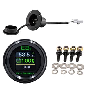 Club Car DS Installation Kit for Eco 51v 60ah LifePo4 Lithium Battery