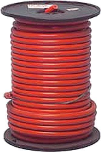 100' Spool 4-Gauge x 49-Strand Red Cable