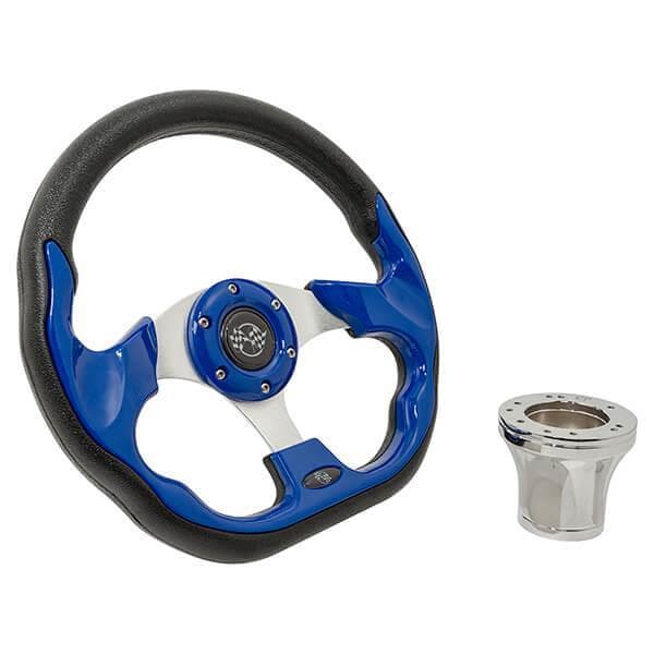 EZGO Blue Racer Steering Wheel Kit (Years 94.5-Up)