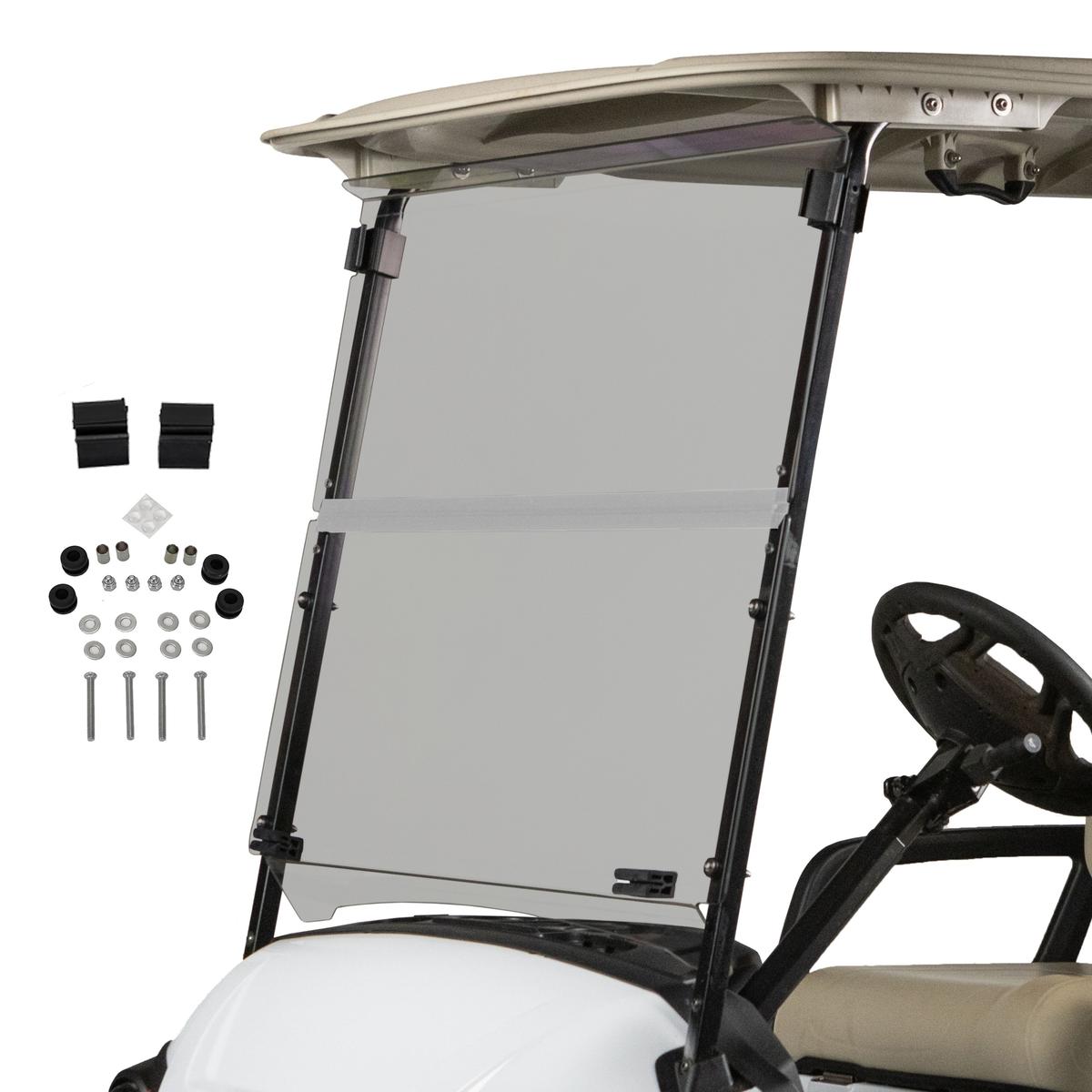 RedDot Yamaha Drive2 Tinted 3/16" Folding Windshield (Years 2017-Up)