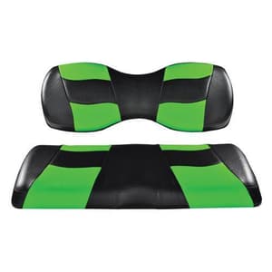 MadJax&reg; Riptide Black/Lime Cooler Green Two-Tone Genesis 250/300 Rear Seat Covers