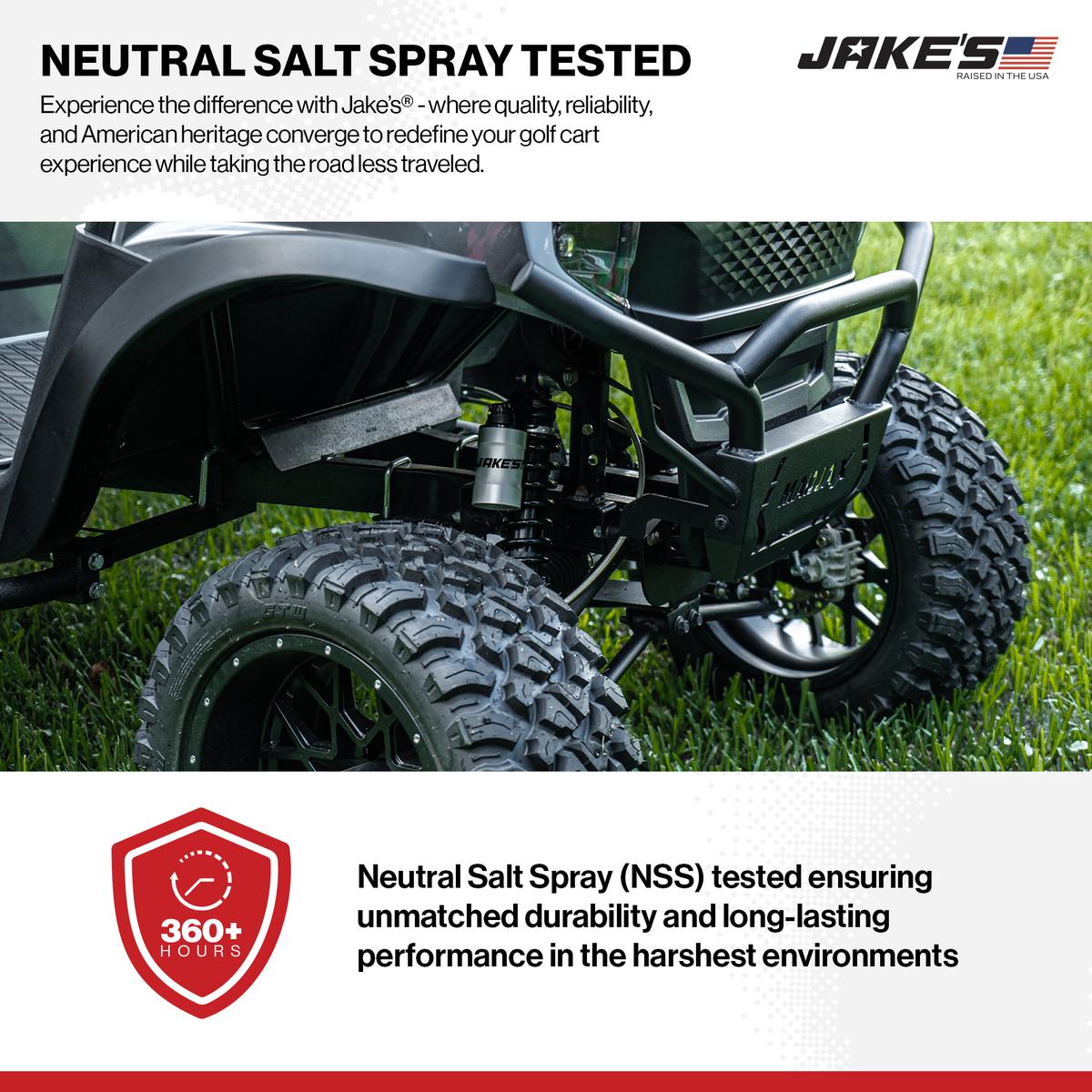 Jake’s Club Car DS with 4-Wheel Mechanical Brakes Long Travel Kit (Years 1992-Up)