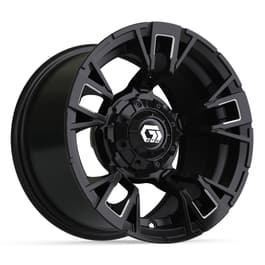 12&Prime; GTW&reg; Vandal Matte Black with Machined Accents Wheel