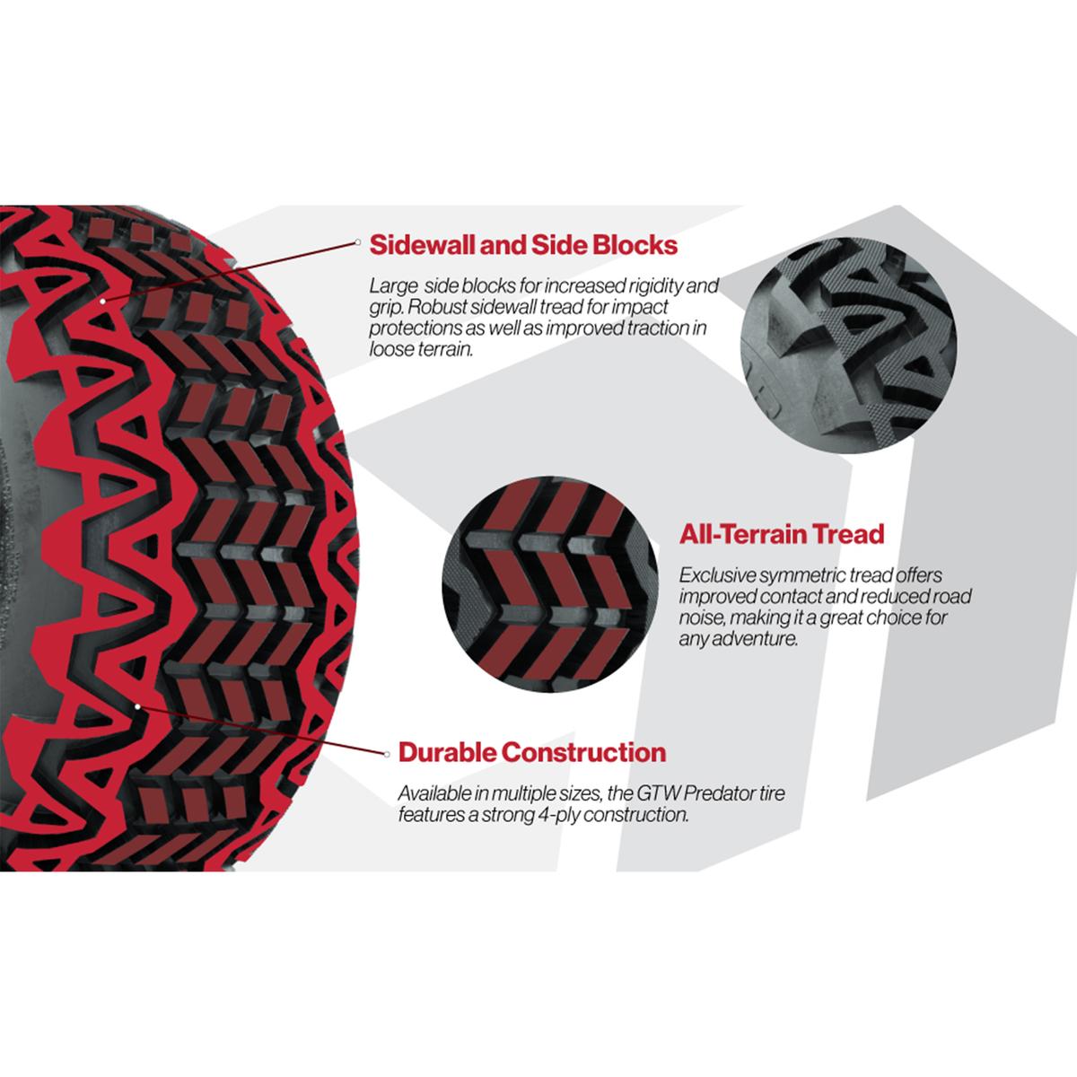 23x10-14 GTW&reg; Predator A/T Tire