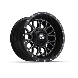 12” GTW Helix Black & Machined Wheel