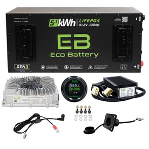 Navitas Chassis Eco Lithium 51v 105Ah GEN3 Battery Bundle - Skinny