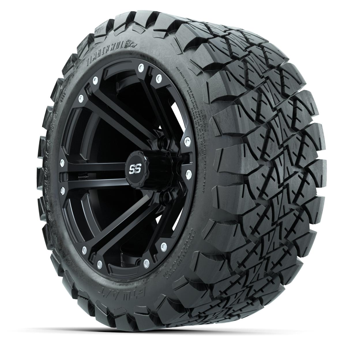 Set of (4) 14 in GTW Specter Wheels with 22x10-14 GTW Timberwolf All-Terrain Tires