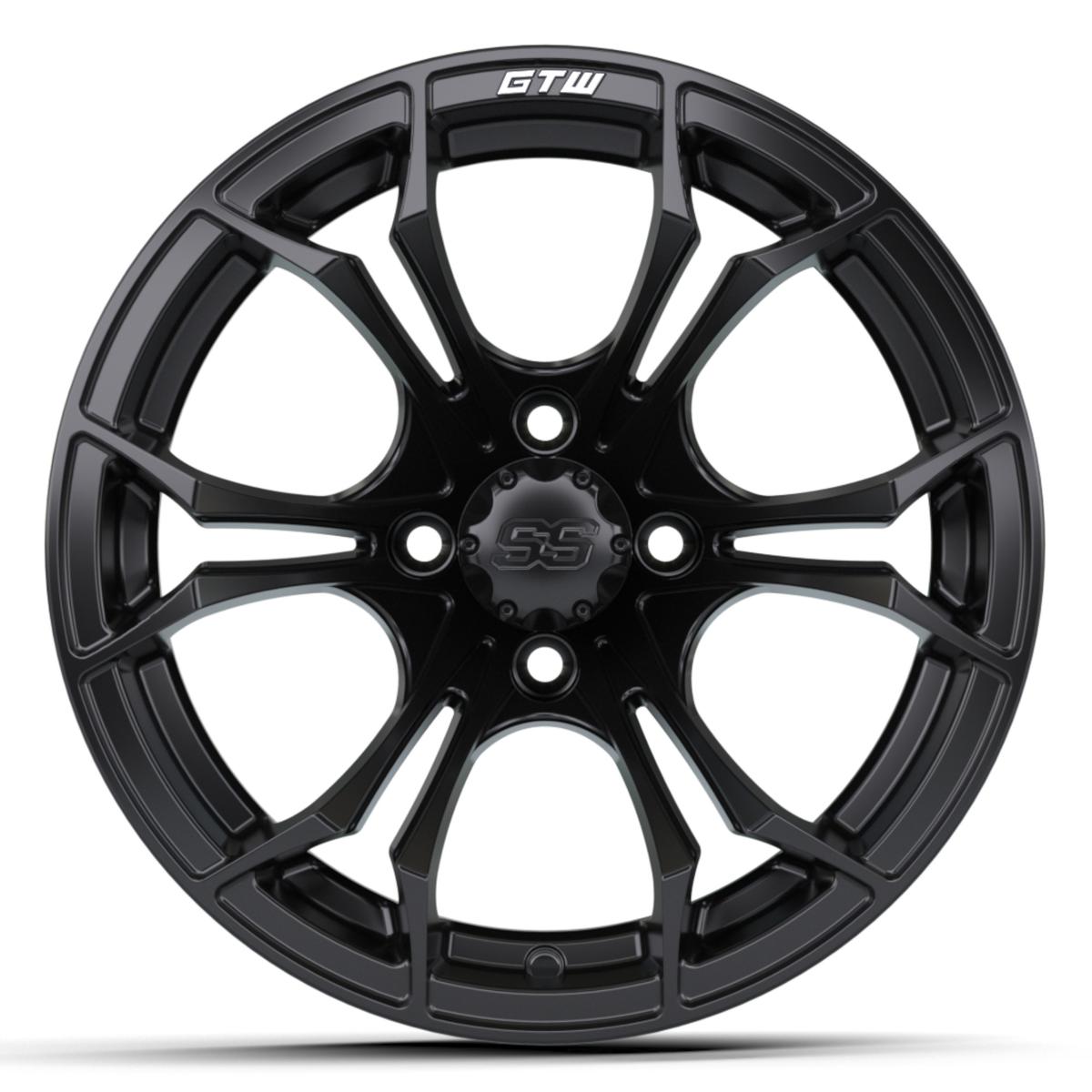 14&Prime; GTW&reg; Spyder Matte Black Wheel