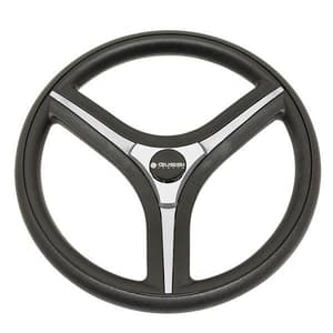 1994.5-Up  EZGO TXT-RXV - Gussi Italia Brenta Black and Silver Steering Wheel