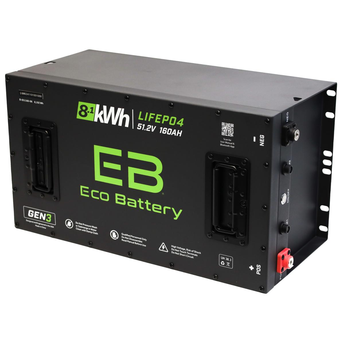 Yamaha G29/Drive 2011-Up & Drive2 Eco Lithium 51.2V 160Ah GEN3 Battery Bundle