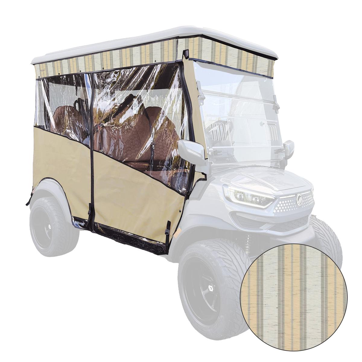 RedDot Linen/Grey Beige Chip Fancy Single Track Enclosure for MadJax&reg; Ascent with 4-Forward Facing Seats
