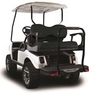 Club Car DS MadJax&reg; Genesis 300 Rear Seat with Deluxe Black Seat Cushions (Years 2000-Up)