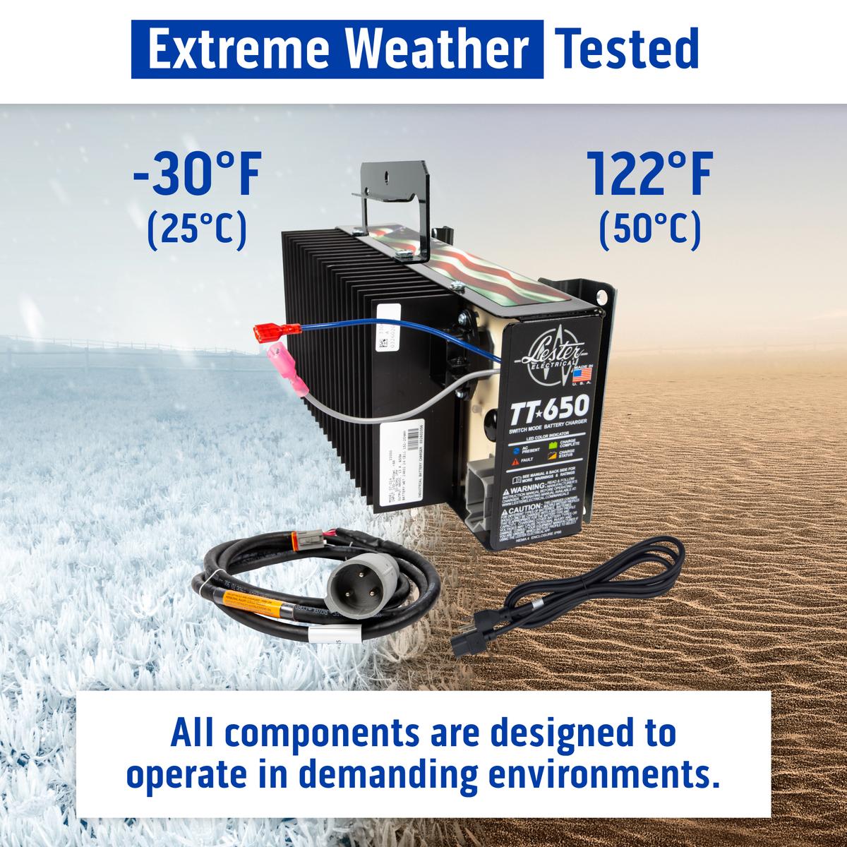 Lester TT-650W 48V 13.5Amp Battery Charger