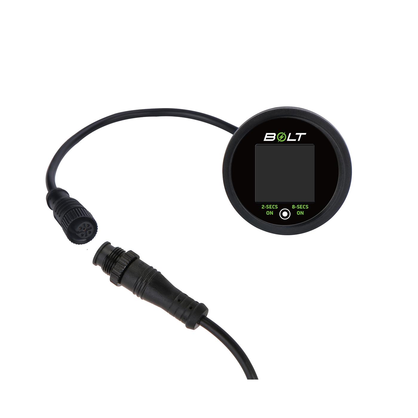 Bolt Energy SOC meter with power button built in