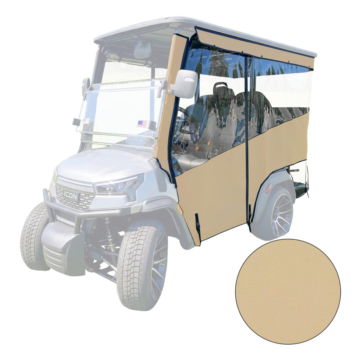 RedDot 4-Passenger Linen Track Style Enclosure with Linen Valance for ICON i40X (Years 2026-Up)