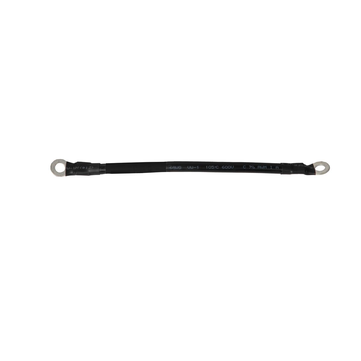 7.5 Inch 6-Gauge Black Battery Cable