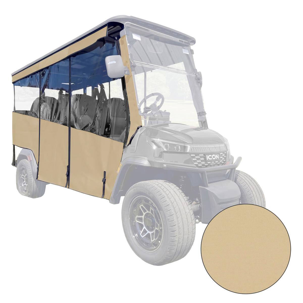 RedDot 6-Passenger Linen Track Style Enclosure with Linen Valance for ICON i60LX (Years 2026-Up)