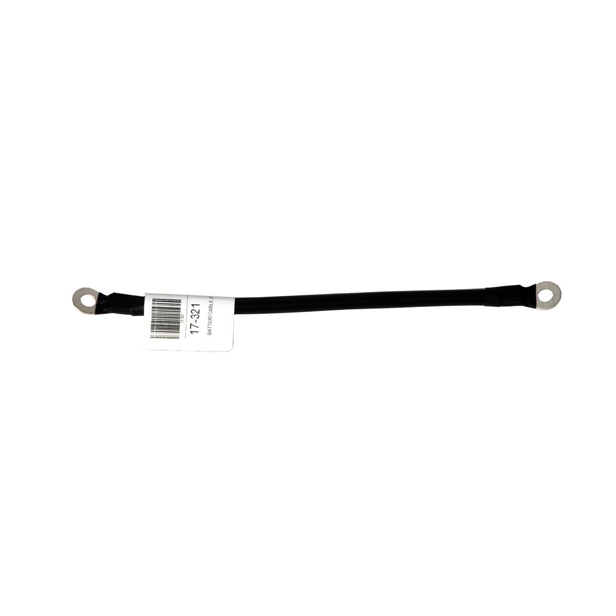 9.5 Inch 4-Gauge Black Battery Cable