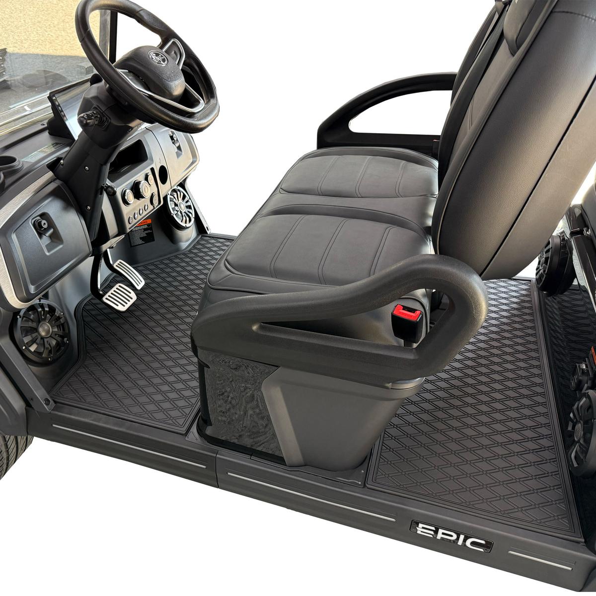 Xtreme Floor Mats for Epic E40FX - 2 Piece All Black Set