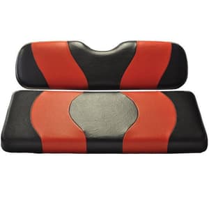MadJax&reg; Wave Black/Red Two-Tone Genesis 150 Rear Seat Cover