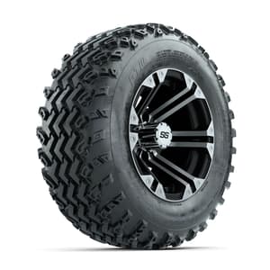 GTW Specter Machined/Black 12 in Wheels with 23x10.00-12 Rogue All Terrain Tires – Full Set