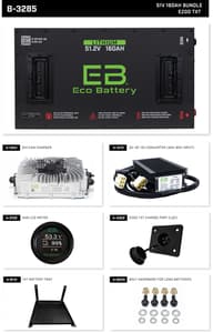 EZGO TXT Eco Lithium 51.2V 160Ah Battery Bundle