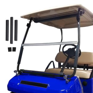 RedDot Club Car DS Impact-Resistant Folding Clear Windshield (Years 2000-Up)