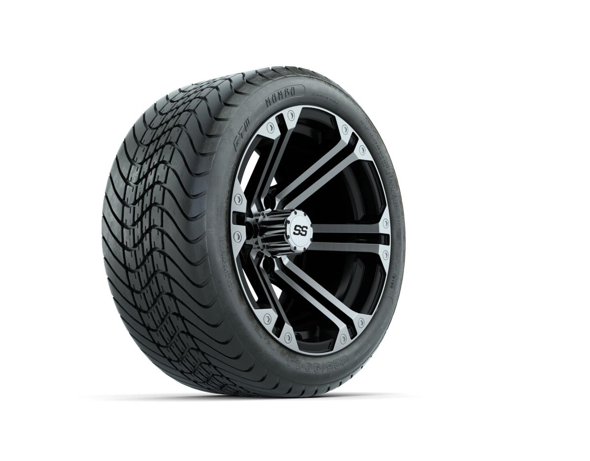 Set of (4) 14 inch GTW&reg; Specter Wheels on GTW&reg; Lo-Pro Street Tires