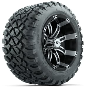 Set of (4) 12 in GTW Tempest Wheels with 22x11-R12 GTW Nomad All-Terrain Tires