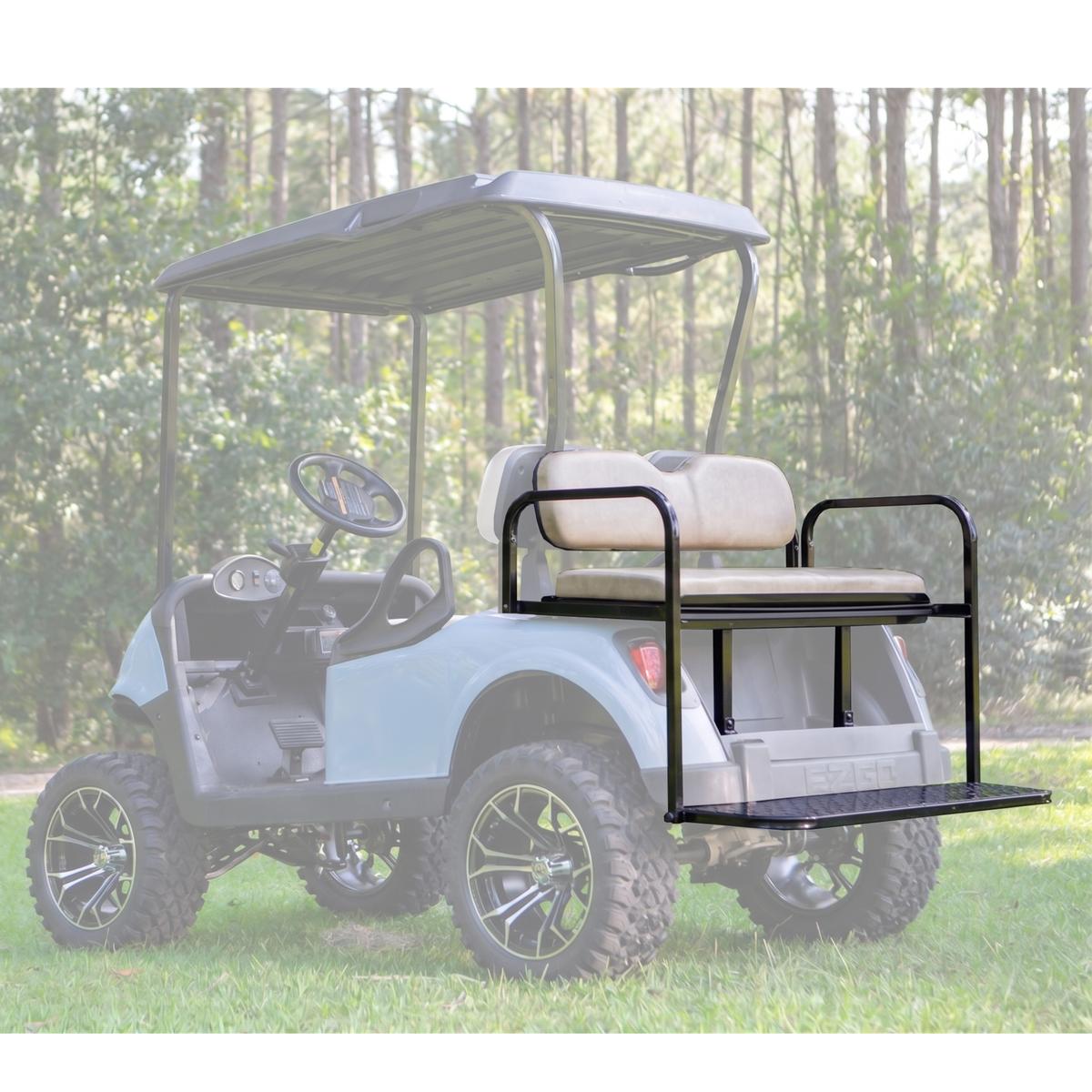 Buggies Unlimited EZGO RXV Rear Flip Seat - Stone Beige (Years 2016-Up)