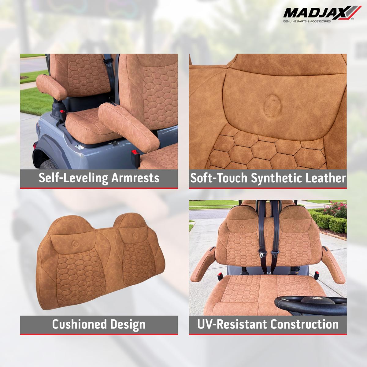 MadJax&reg; Ascent Brown Seat Cushion Set