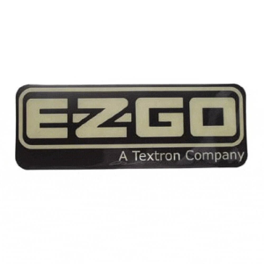 EZGO RXV 2008-Up & TXT/T48 2014-Up  Nameplate Black/Gold