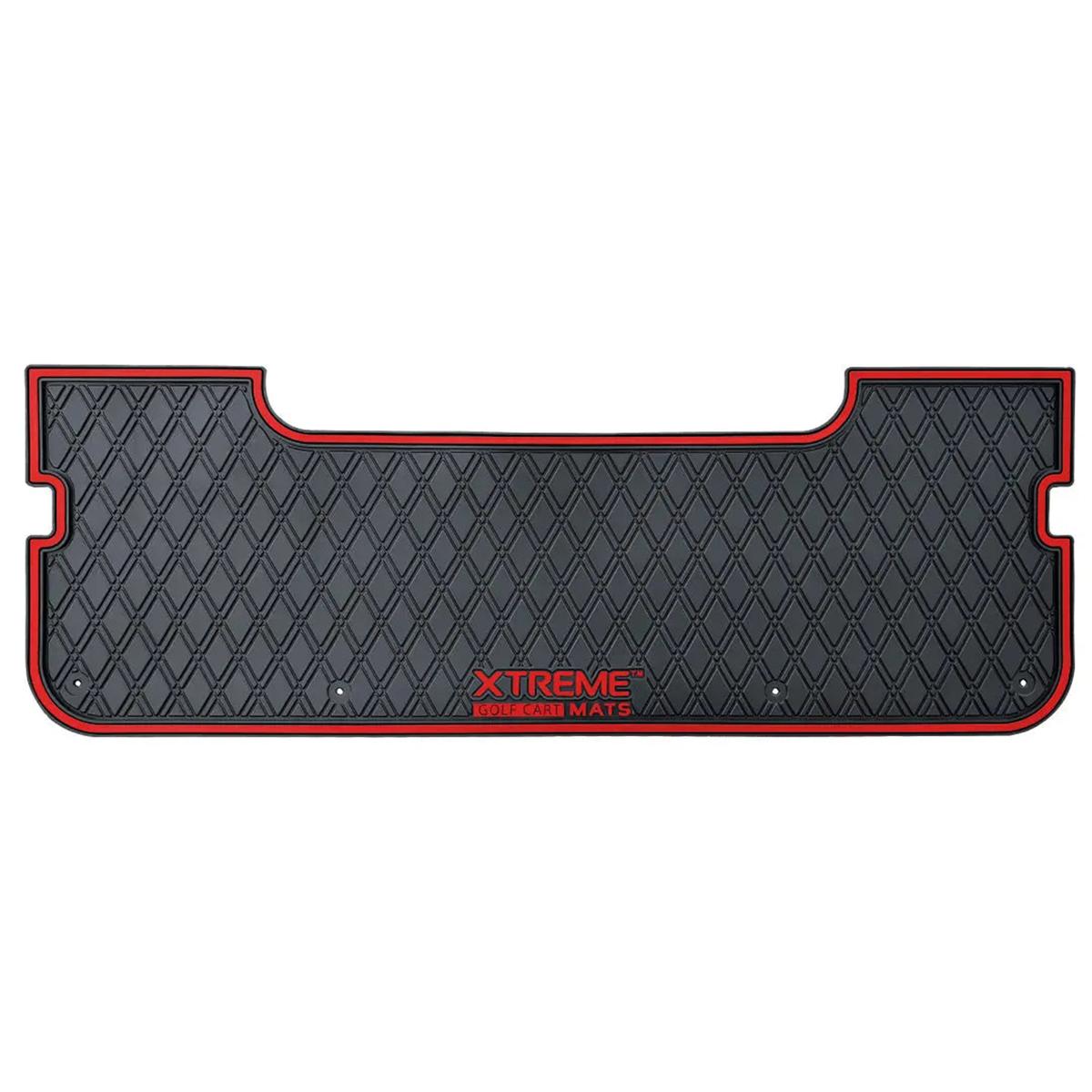 Xtreme Rear Floor Mat for Evolution Classic Pro, Plus 4 Rear Seats - Black/Red