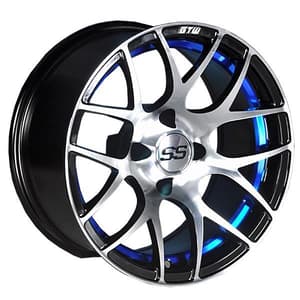 14&Prime; GTW&reg; Pursuit Blue with Machined Accents Wheel