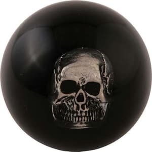 Skull inside shifter knob Black (2 1/8) 3/8-24 master