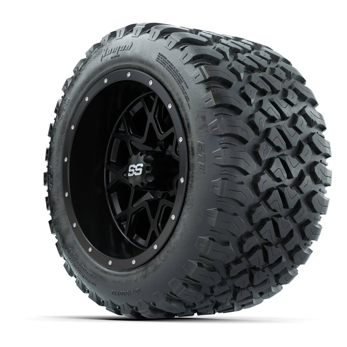 Set of (4) 12 in GTW Vortex Wheels with 20x10-R12 GTW Nomad All-Terrain Tires