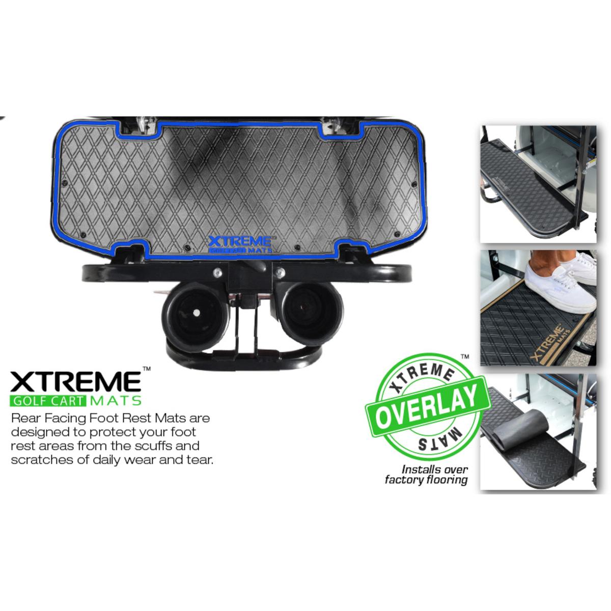 Xtreme Floor Mats for Bintelli and Atlas Rear Seat Mat - Black/White