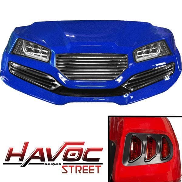 Yamaha G29/Drive HAVOC Street Body Kit in Blue (Years 2007-2016)