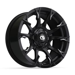 15&Prime; GTW&reg; Diablo Gloss Black with Machined Accents Wheel